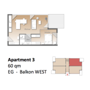 Grundriss Apartment 3