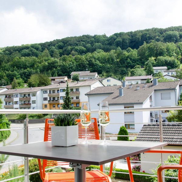 Ausblick Balkon Apartment 8